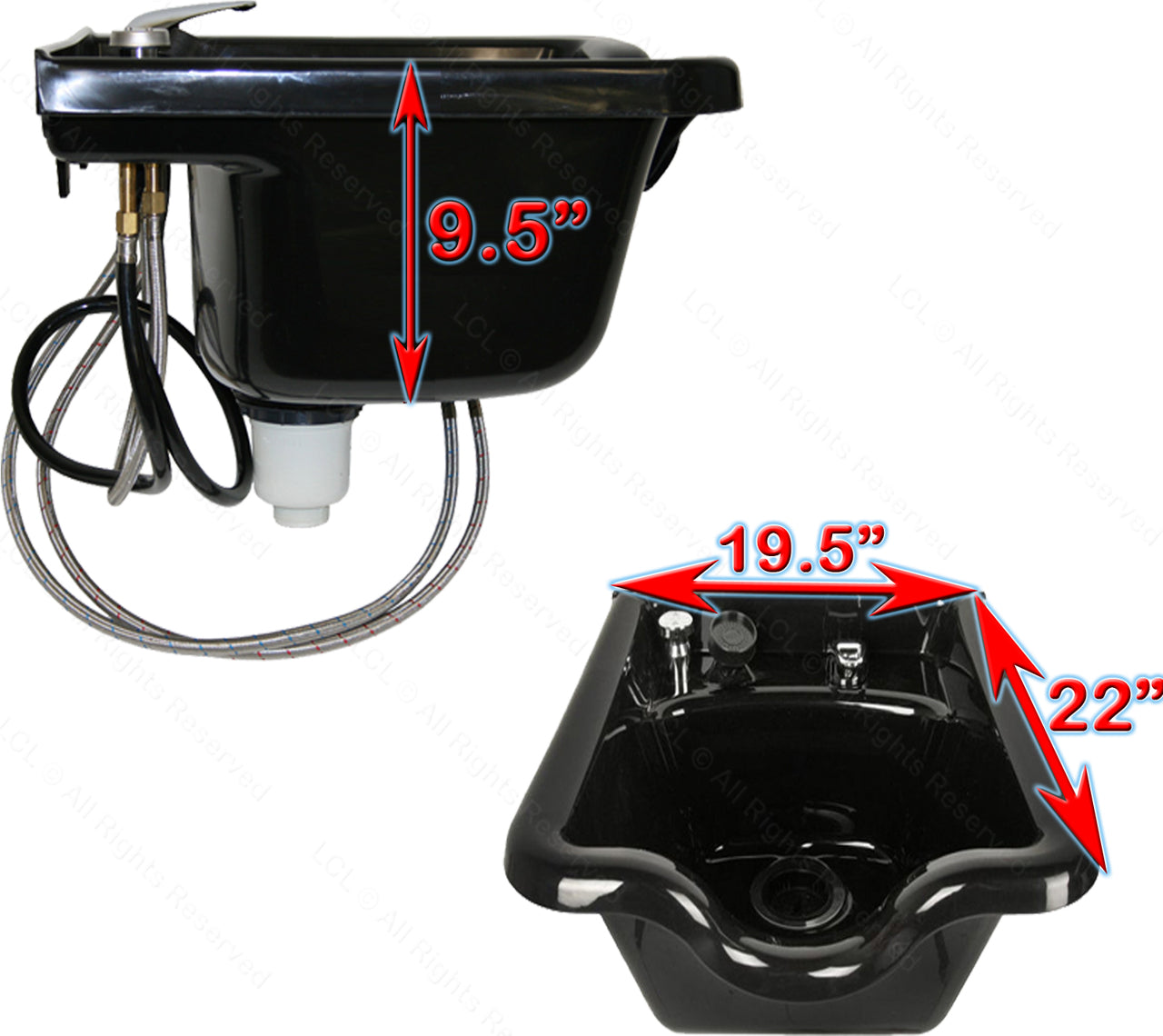 Square Heavy Duty ABS Bowl
