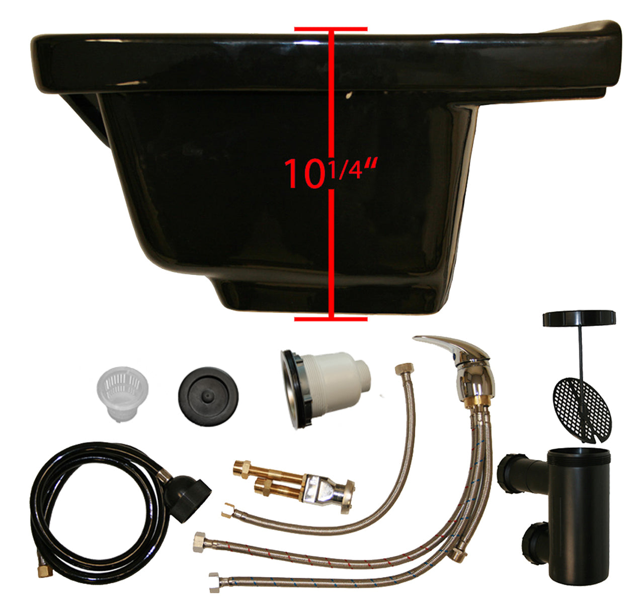 Square Ceramic Bowl (Blk or Wht)