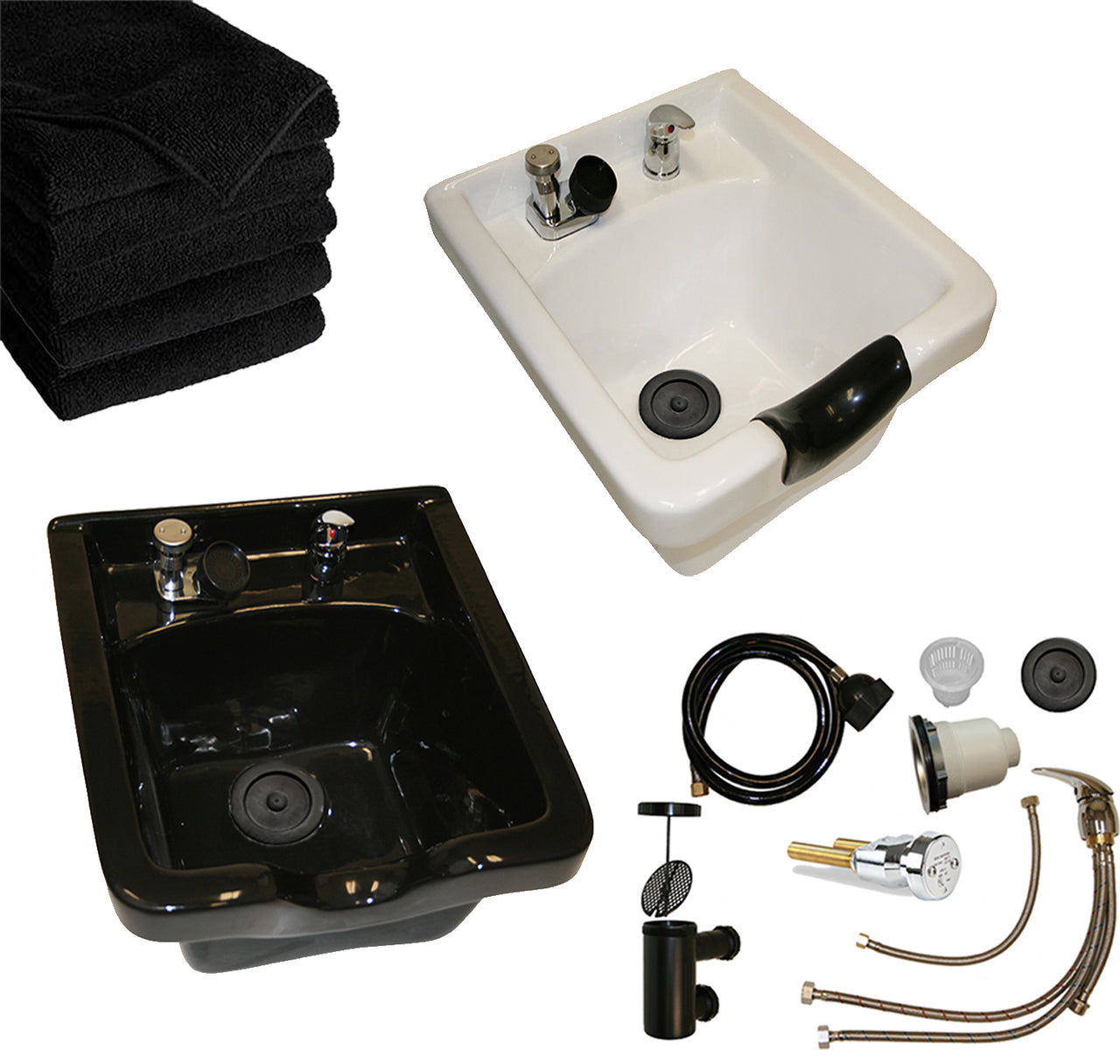 Square Ceramic Bowl (Blk or Wht)