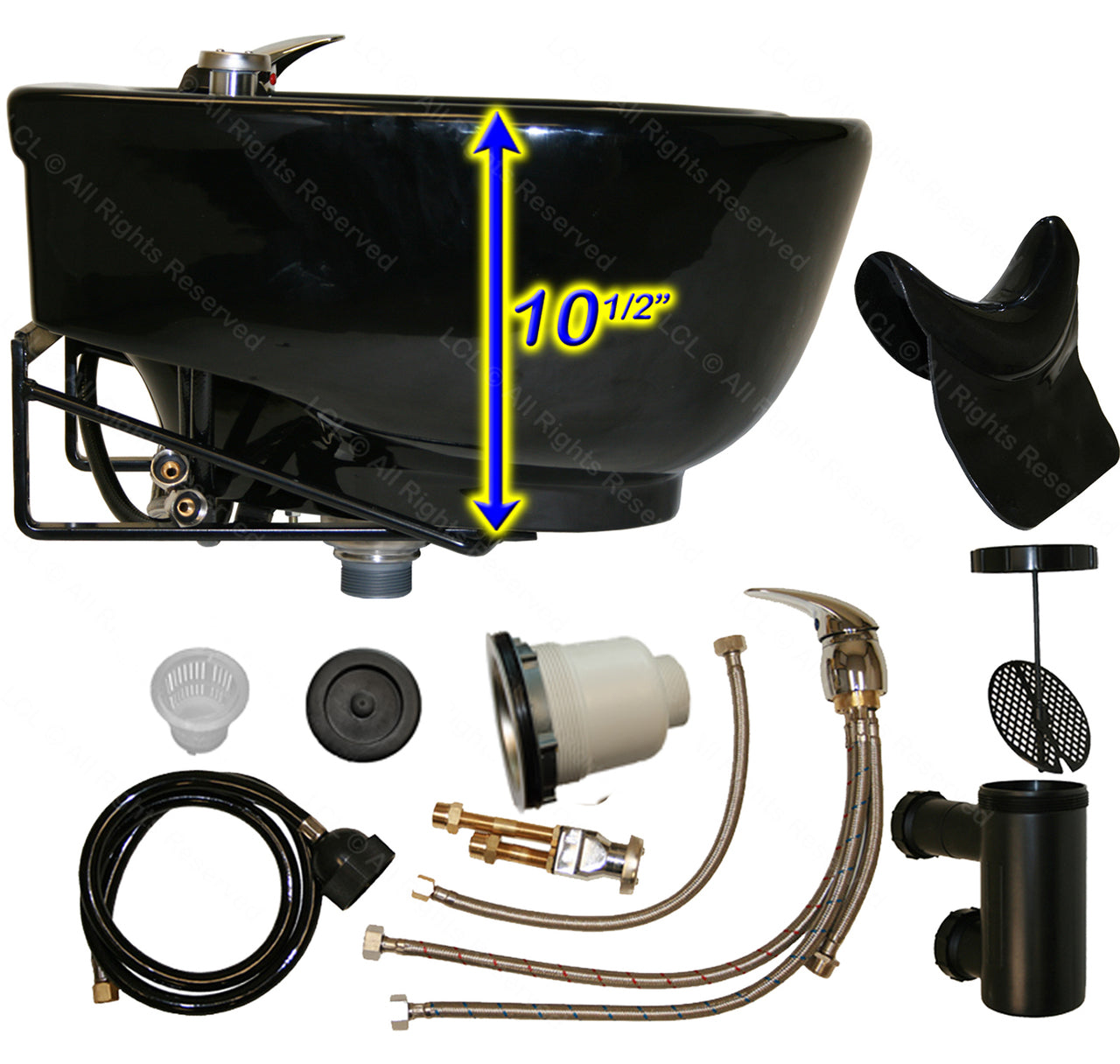 Oval Ceramic Bowl (Blk or Wht)