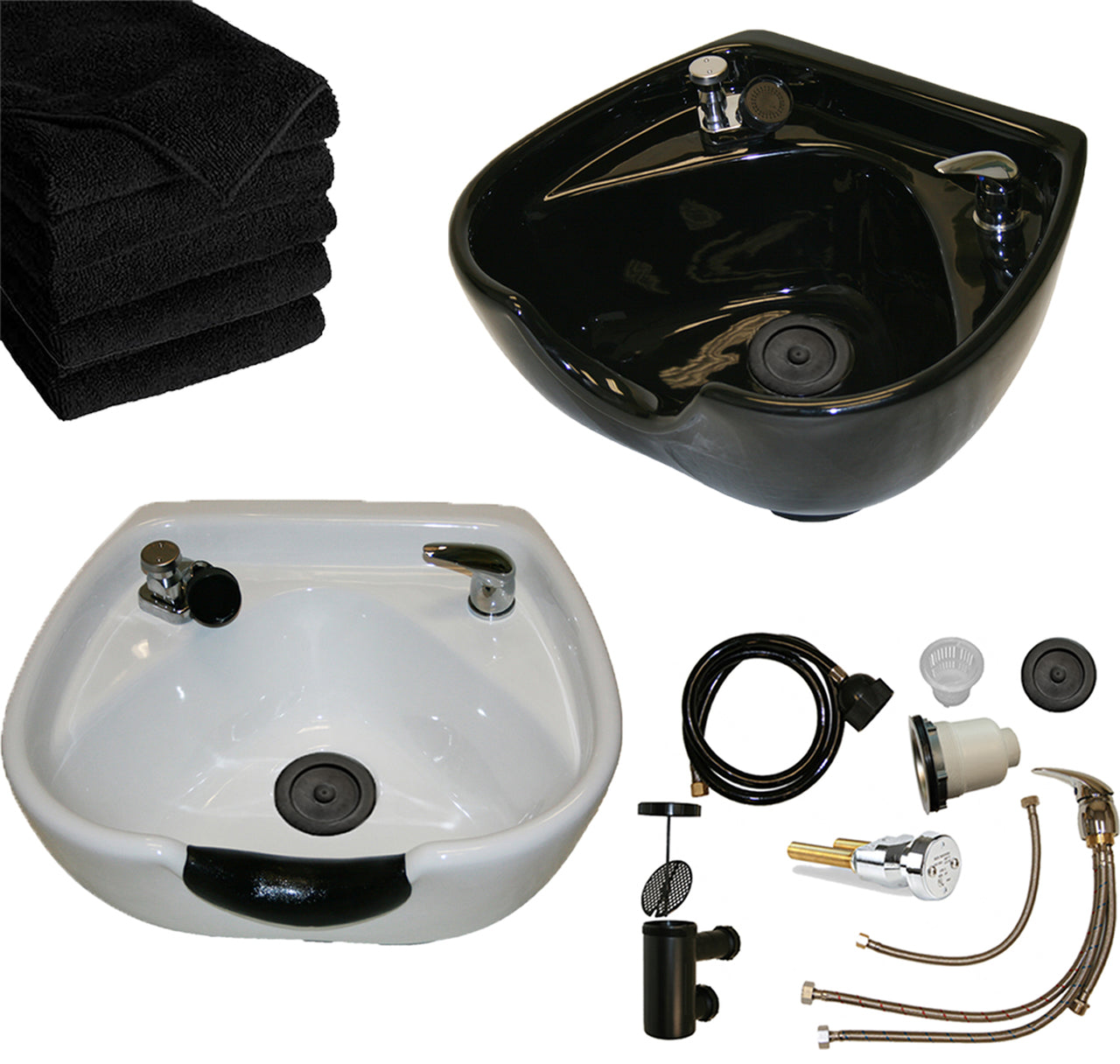 Oval Ceramic Bowl (Blk or Wht)