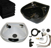 Oval Ceramic Bowl (Blk or Wht)