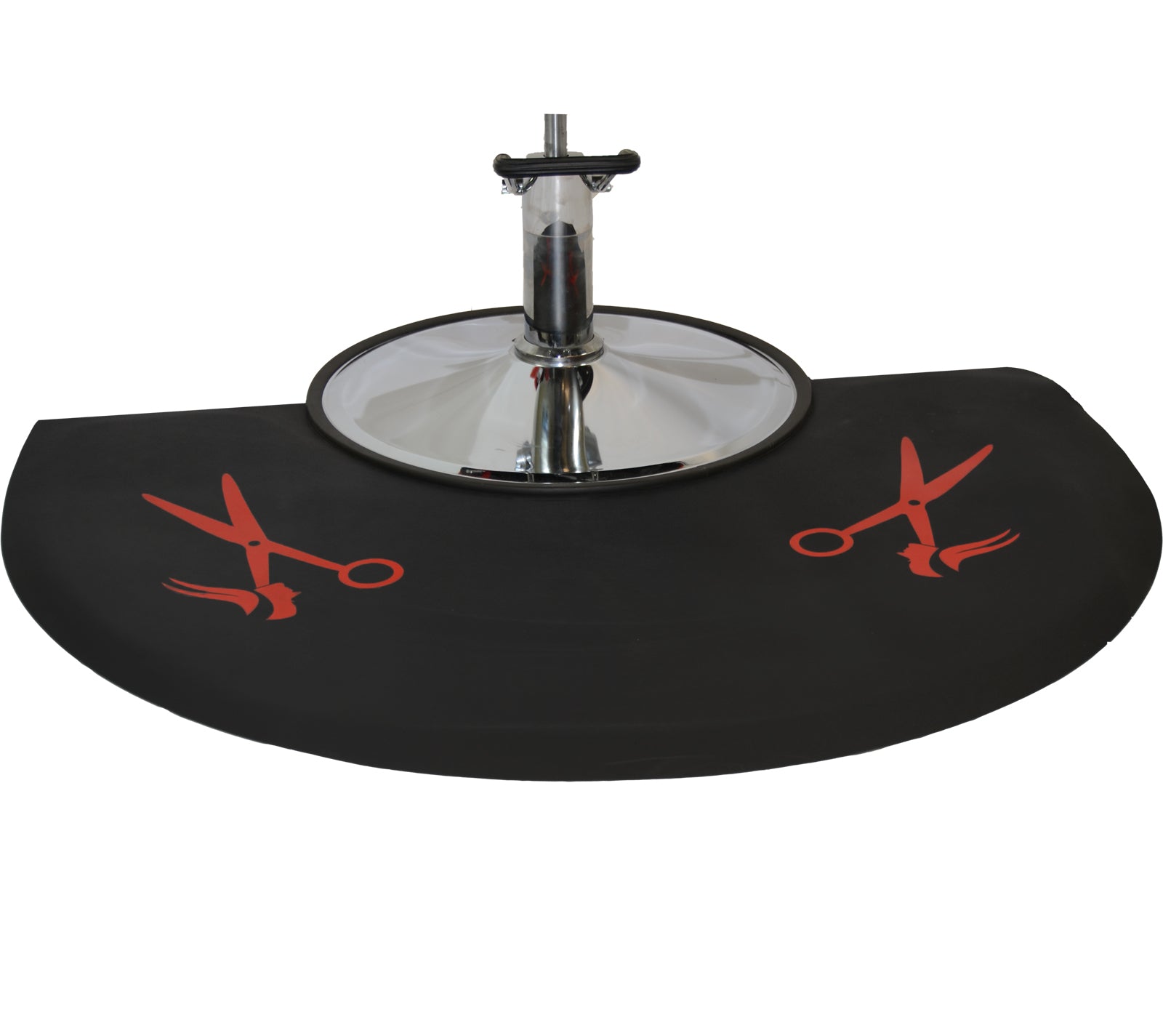 Round Mat with Scissor Design