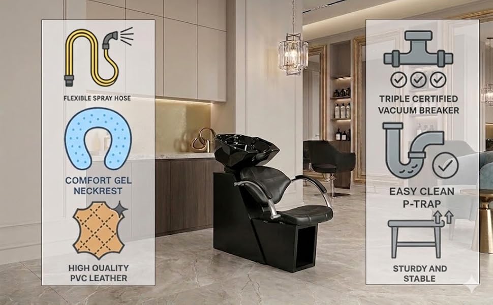 Elegant ABS Bowl Backwash