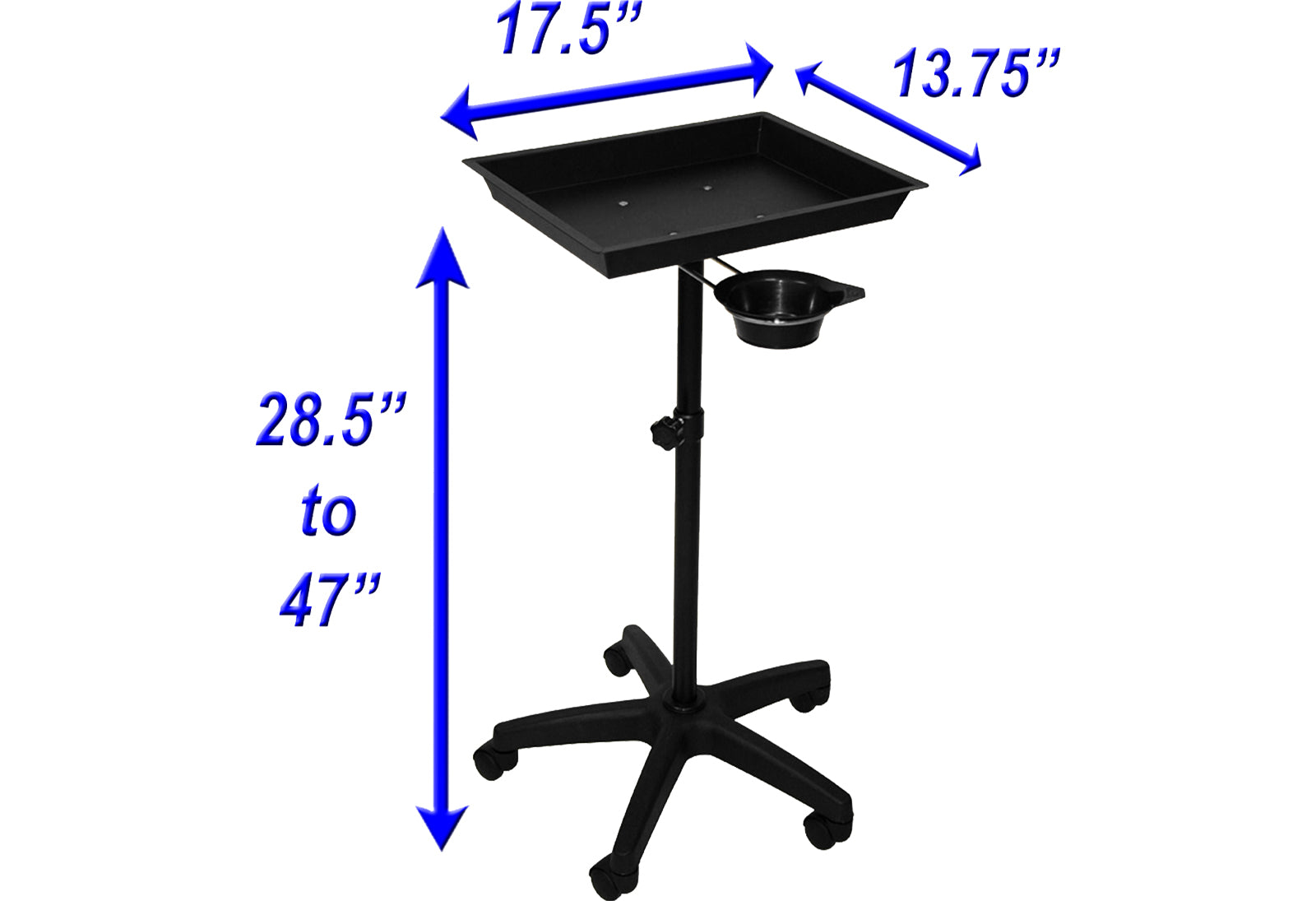 SAVE $20 - Repackaged Black Steel Tray with Utility Cup