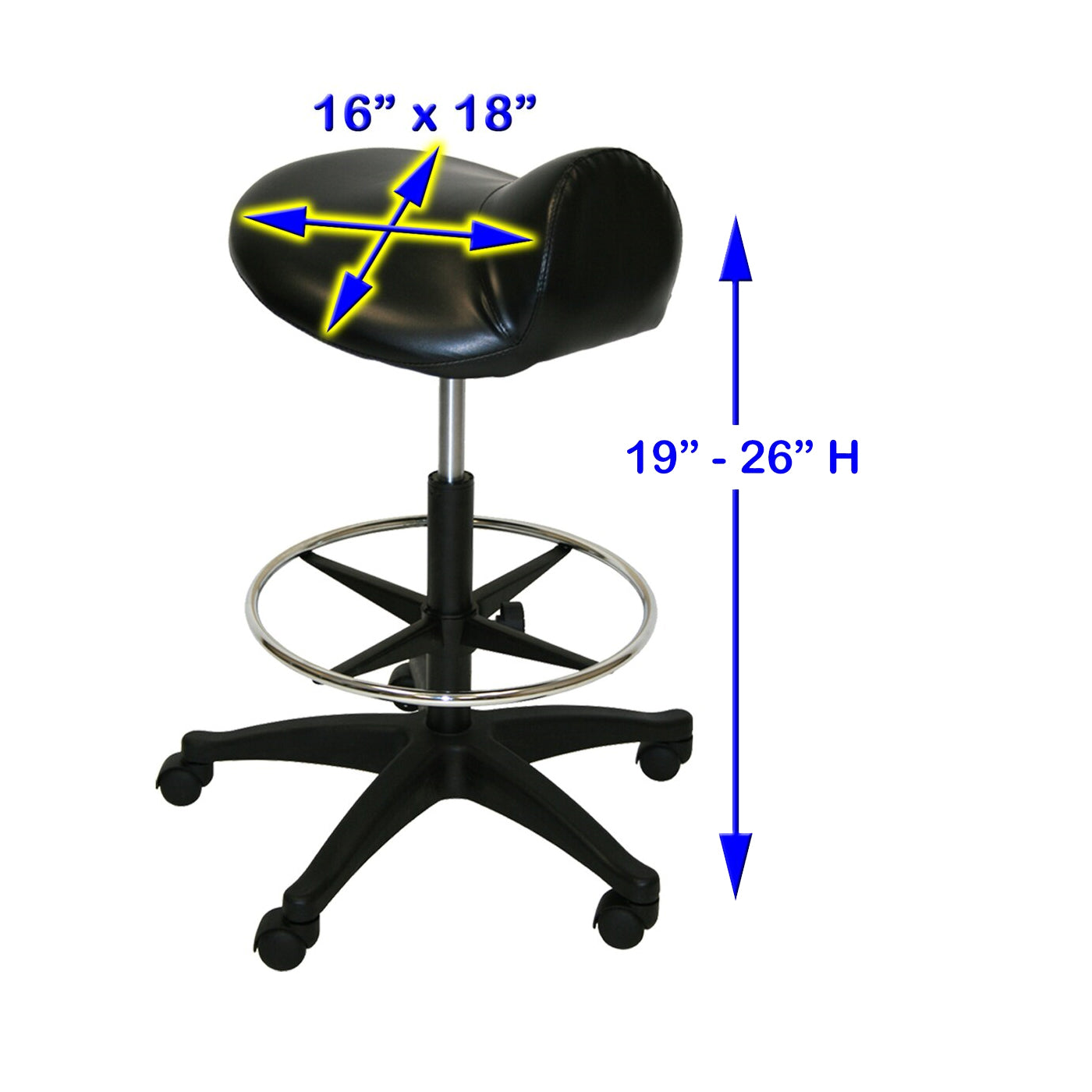 XL Air-Lift Saddle Stool