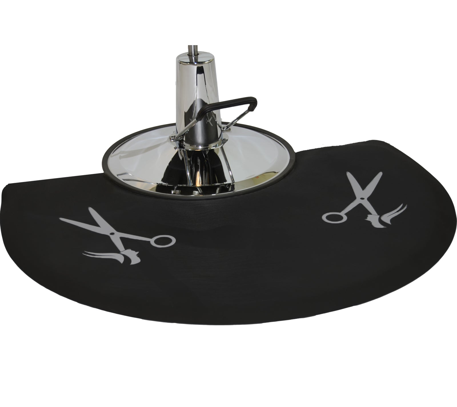 Round Mat with Scissor Design