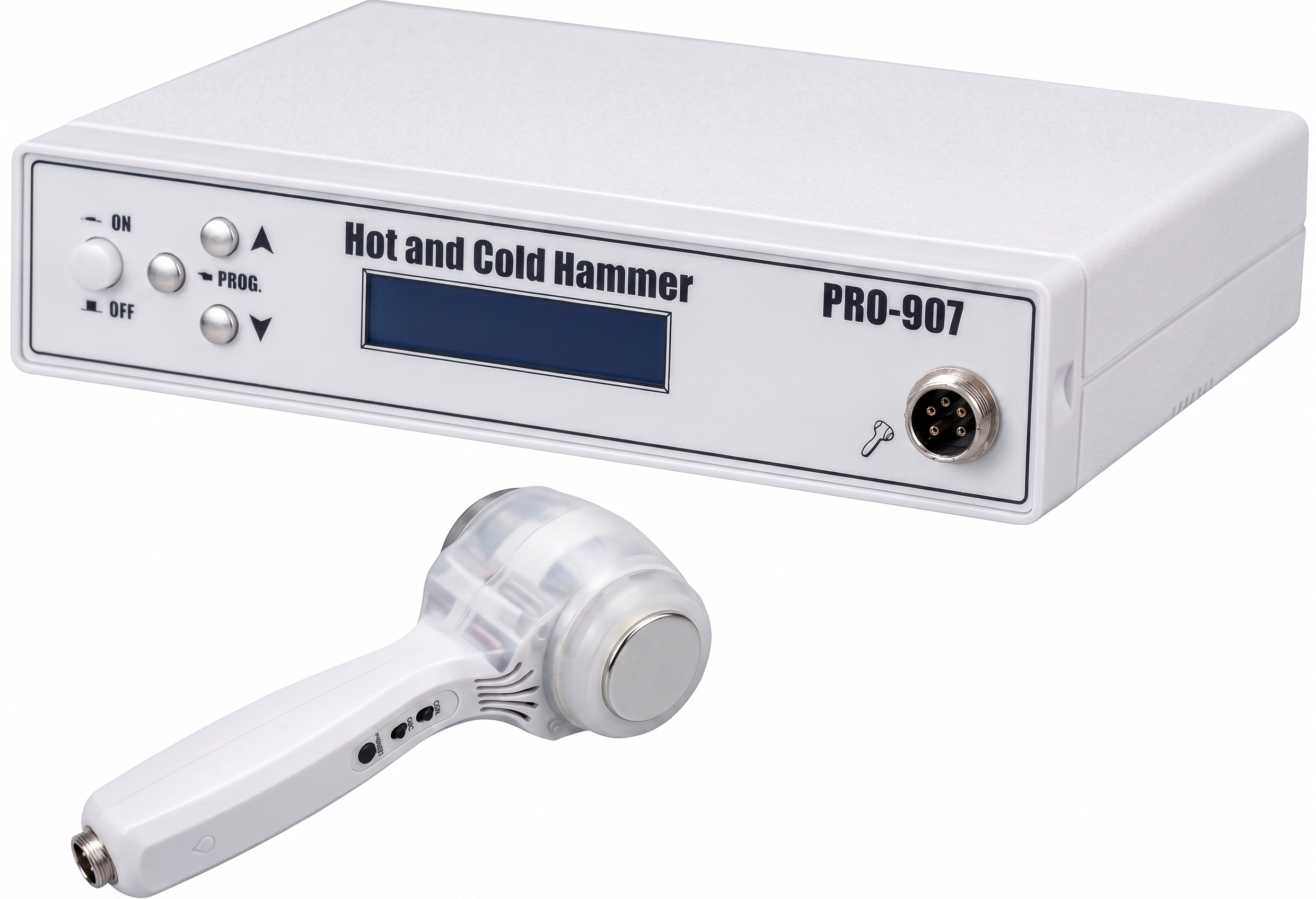 Hot and Cold Facial Hammer, Digital Temperature Control, Professional Salon and Spa Skin Treatment Machine