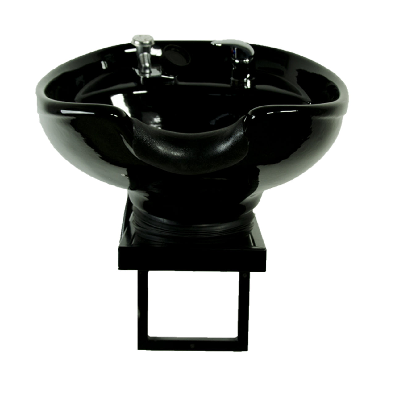 Ceramic Wall Mount Bowl (Blk or Wht)