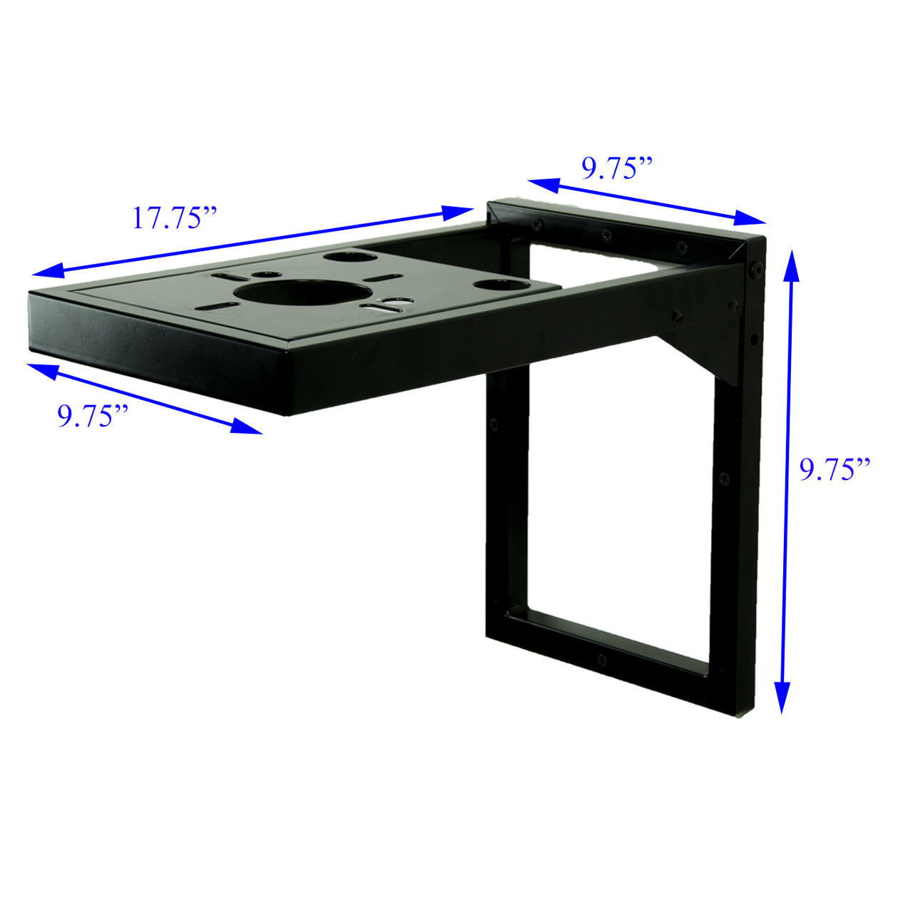 Ceramic Wall Mount Bowl (Blk or Wht)