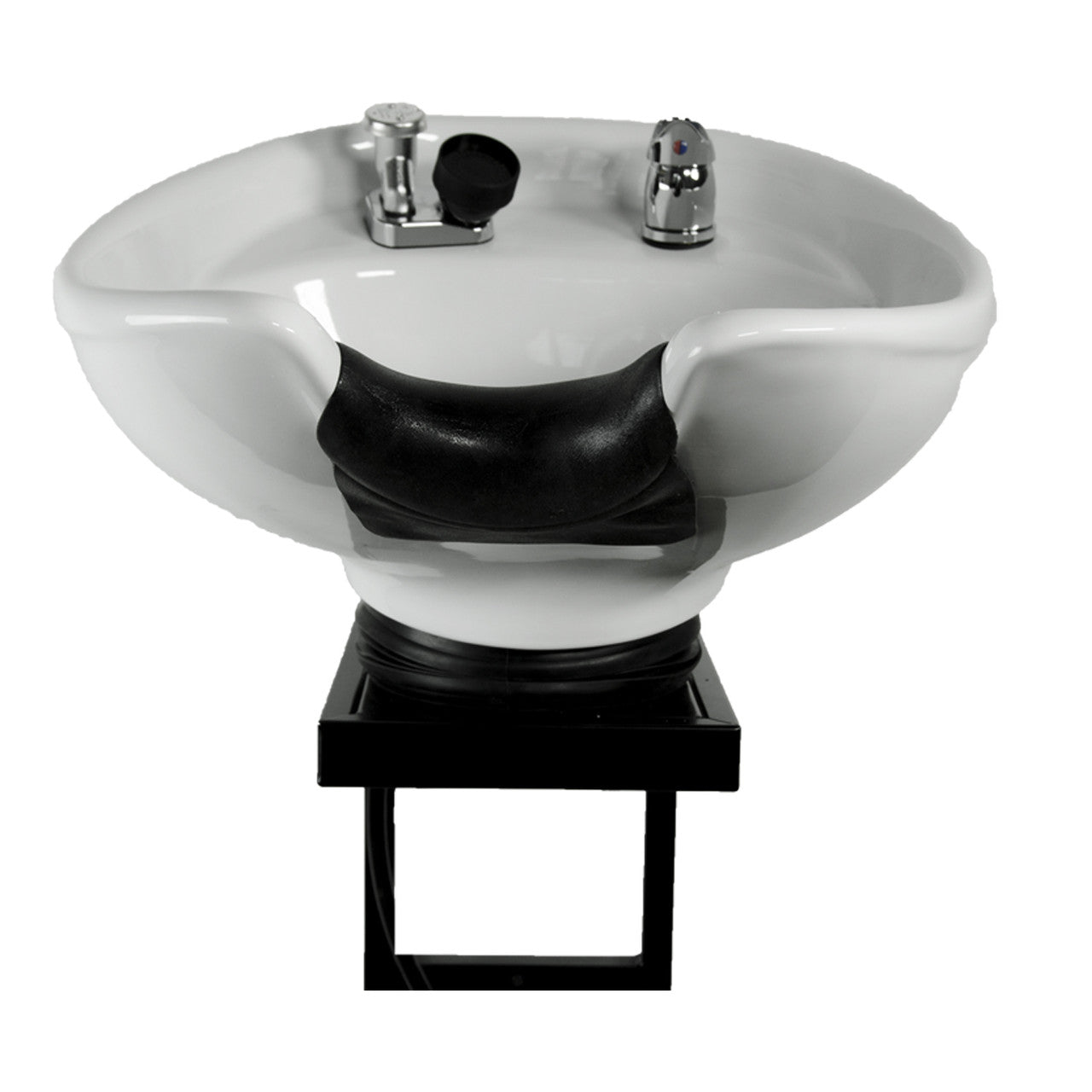 Ceramic Wall Mount Bowl (Blk or Wht)
