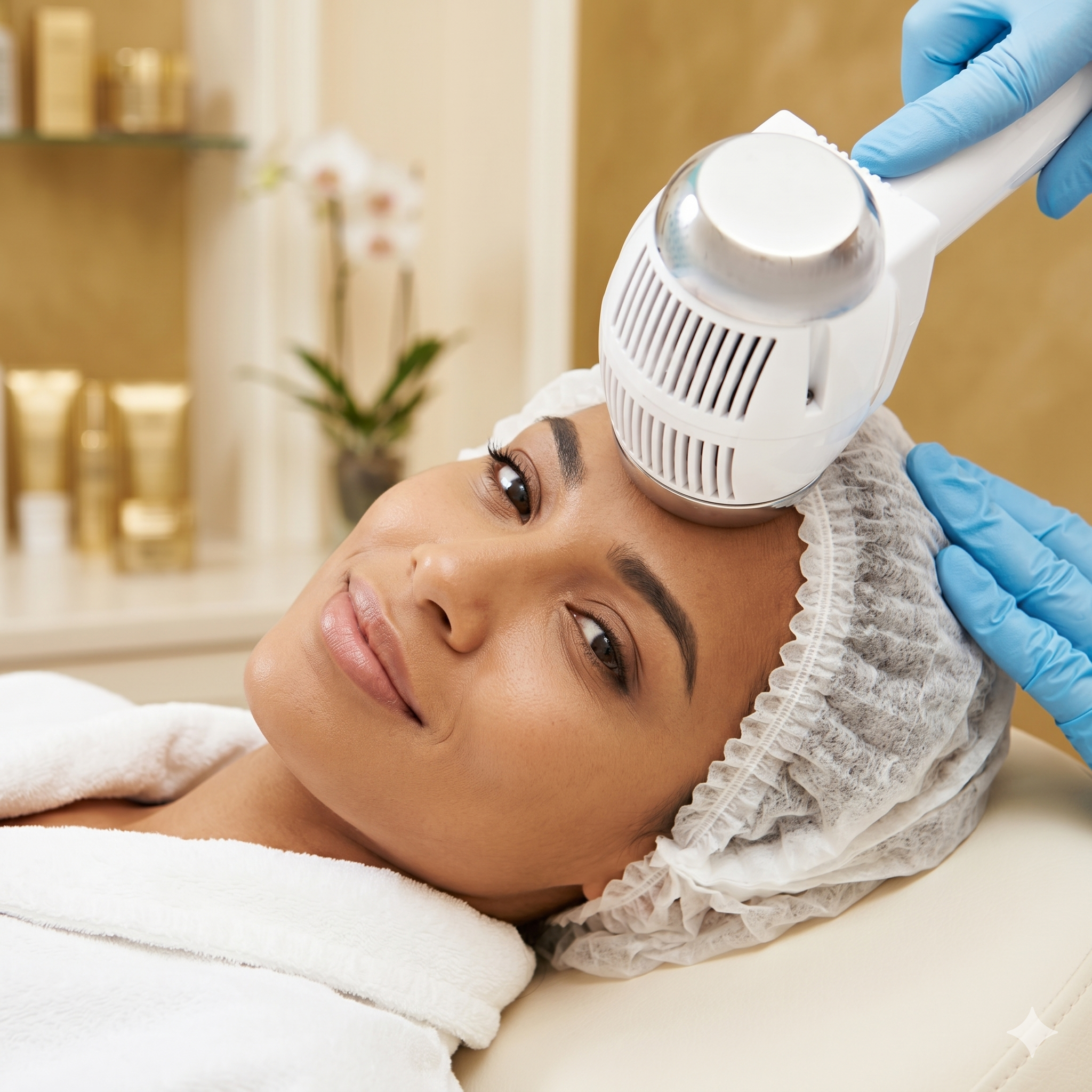 Hot and Cold Facial Hammer, Digital Temperature Control, Professional Salon and Spa Skin Treatment Machine