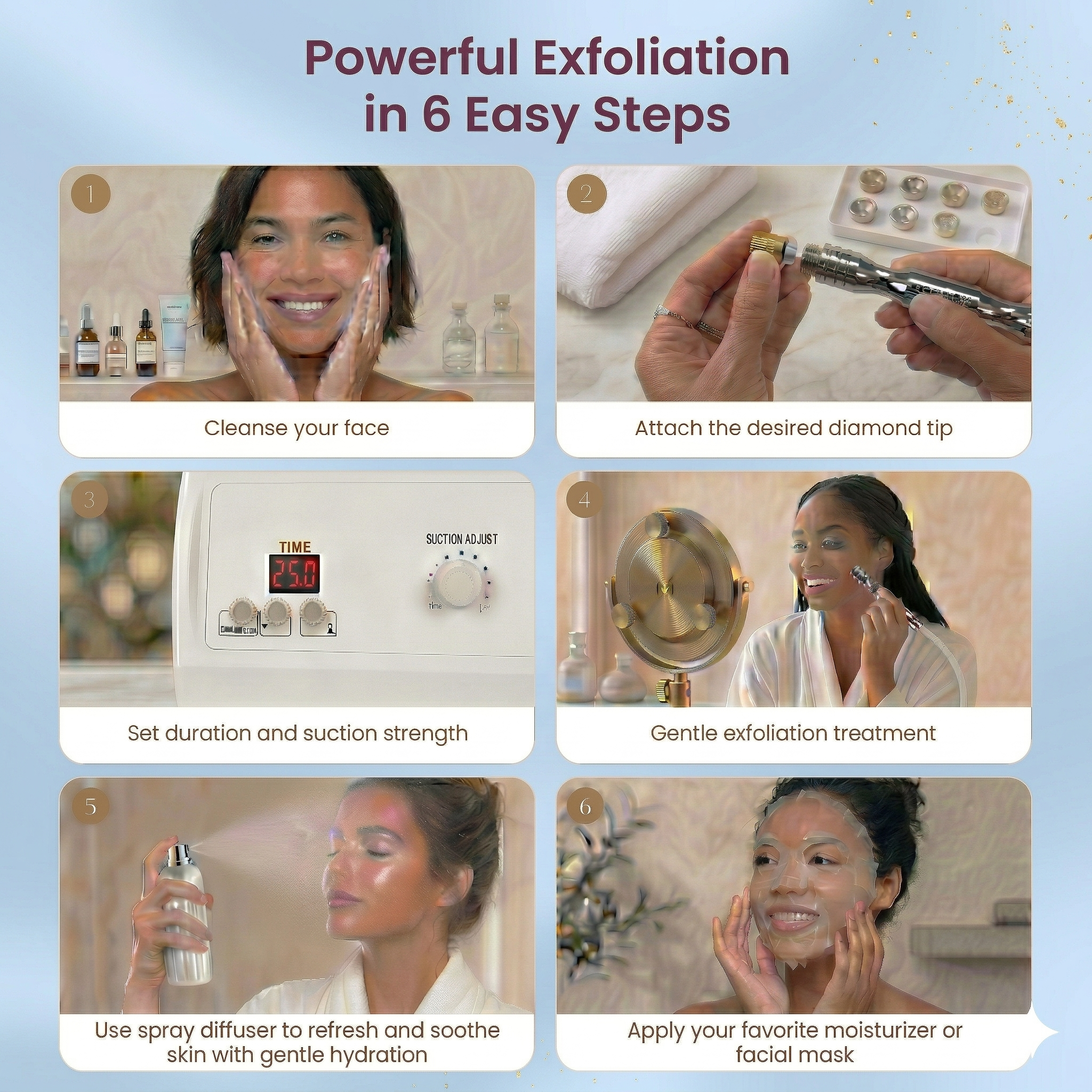 3in1 Portable Microderm Machine