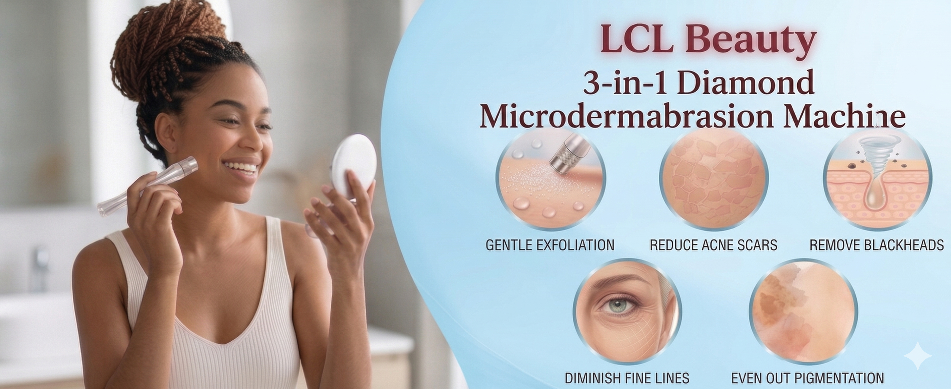 3in1 Portable Microderm Machine