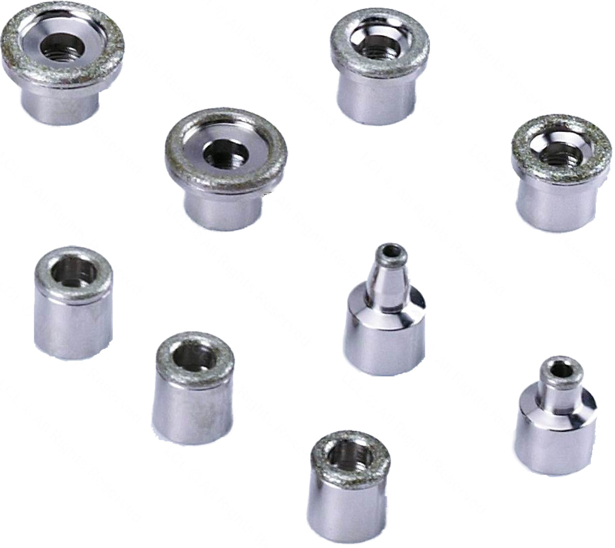 Set of 9 Diamond Microdermabrasion Replacement Tips (Wands not included)