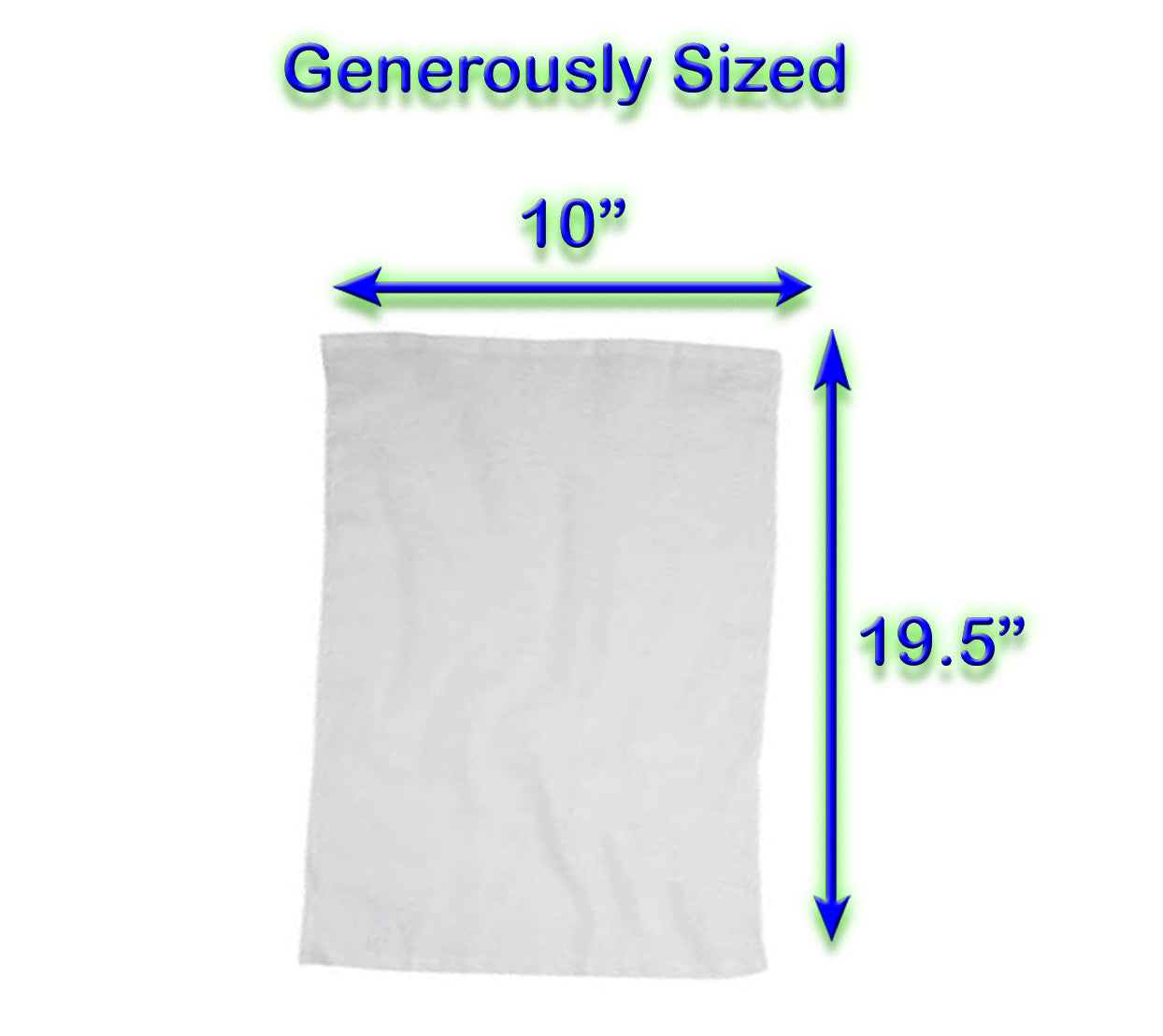 Premium White Microfiber Towels
